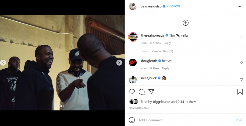 Beanie Sigel and Ye finally reunite after $50M promise (video)