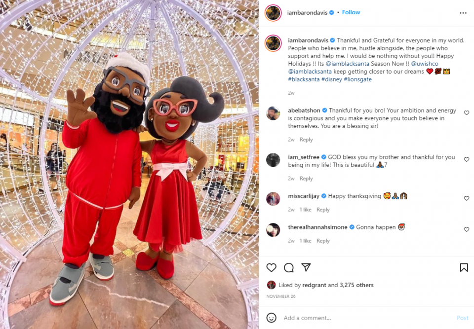 Former NBA baller Baron Davis set to drop ‘Black Santa’ NFTs