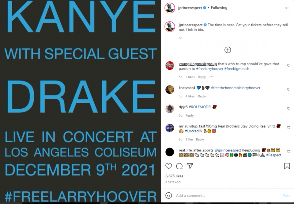 Ye and Drake to make history tonight with beef-squashing concert