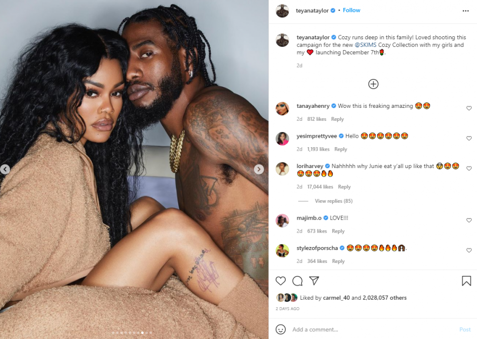 Teyana Taylor, Iman Shumpert and kids join forces with Kim Kardashian