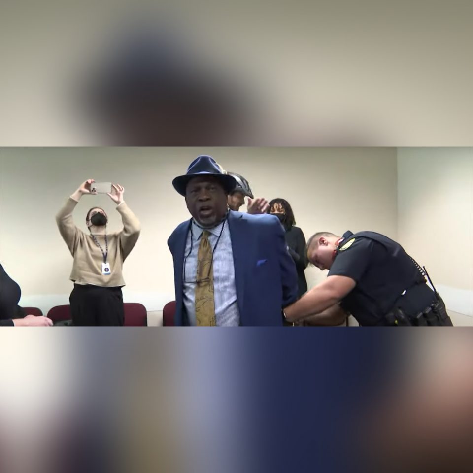 Black activist arrested after trying to ask Florida governor a question (video)