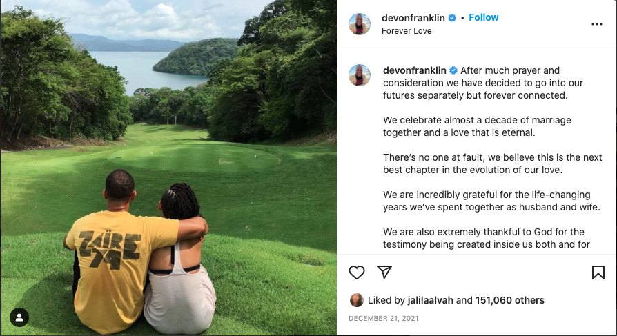 DeVon Franklin photographs himself crying