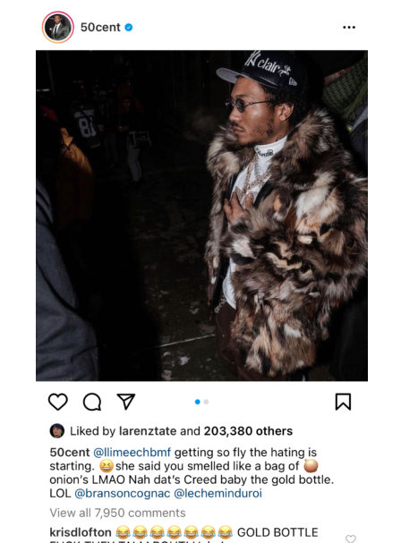 Lil Meech claps back after being called 'musty' by a fan (videos)