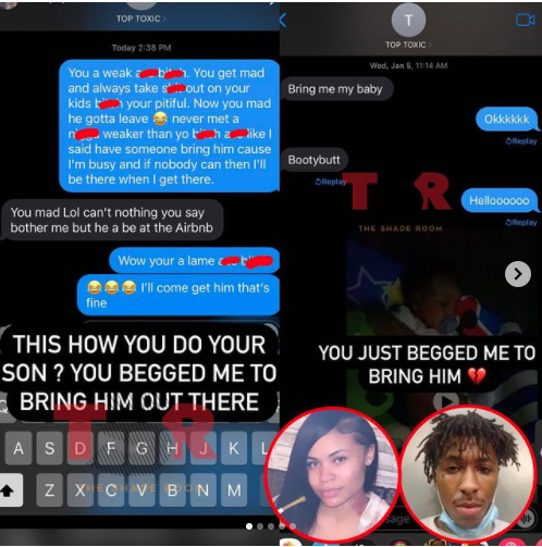 NBA Youngboy's disrespectful message to his child's mother