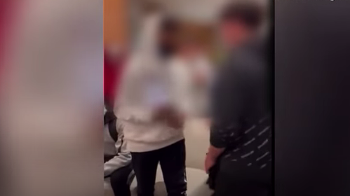 Cops break up fight by sitting White teen on couch; tackle, pin and cuff Black teen (video)