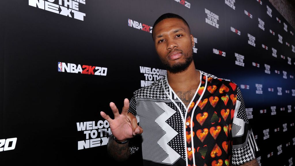 For a scorer of Damian Lillard’s caliber, he deserves to legitimately chase championships during the second half of his prime years. At the moment, that destination isn’t realistically in Portland. (John Sciulli/Getty Images for NBA 2K20)