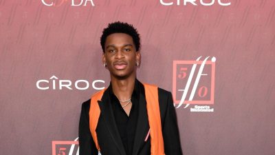 All five Oklahoma City Thunder defenders, including Shai Gilgeous-Alexander, shrink the floor. They almost operate like a slinky, capable of consistently compressing and stretching to adapt to the action presented to them. (Photo by Frazer Harrison/Getty Images)