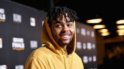 You watch D’Angelo Russell, and without question, save for his deserved All-Star season, he’s playing his most impactful basketball to date. (Bryan Bedder/Getty Images for Blizzard Entertainment)