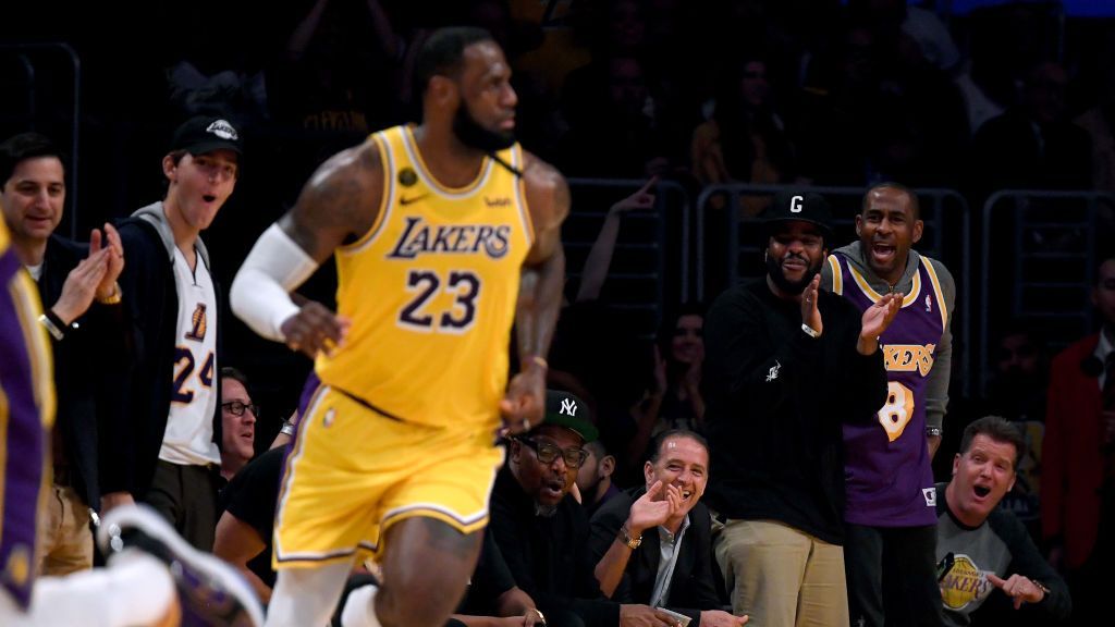 The Los Angeles Lakers have lost more than half of their games and find themselves in 9th place in the West, despite LeBron James authoring the greatest season in NBA history by a 37-year-old. (Harry How/Getty Images)