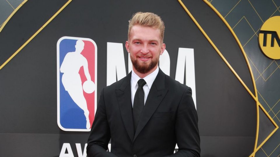 The Sacramento Kings acquired two-time All-Star Domantas Sabonis (pictured) to help form an intriguing 1-2 duo with De’Aaron Fox, but moved out arguably the team's best player this season in Tyrese Haliburton to make the Sabonis-Fox tandem happen. (Rich Fury/Getty Images)