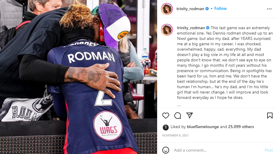 Dennis Rodman's daughter highest paid ever in Women's Soccer League history