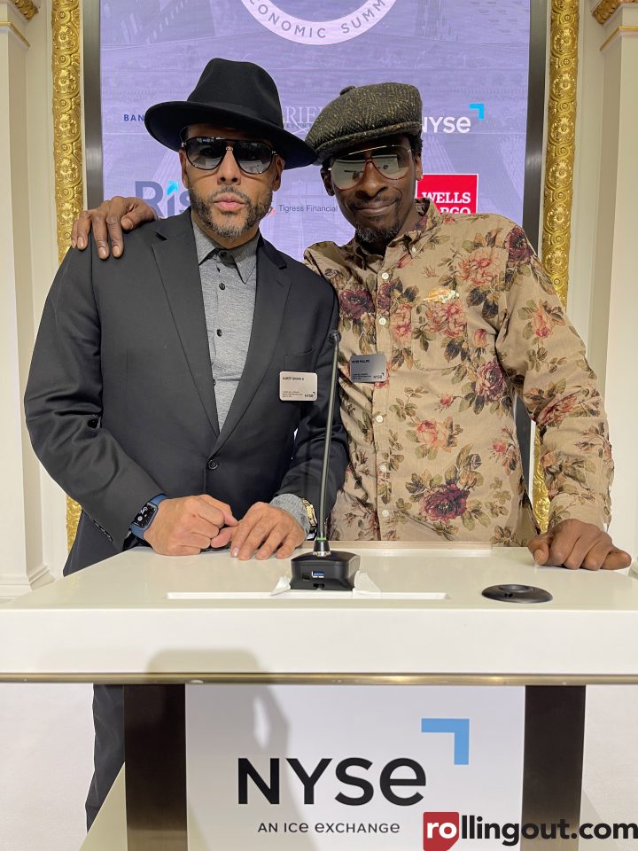 Hip-hop legends Pete Rock and Al B. Sure celebrate Jesse Jackson on Wall Street