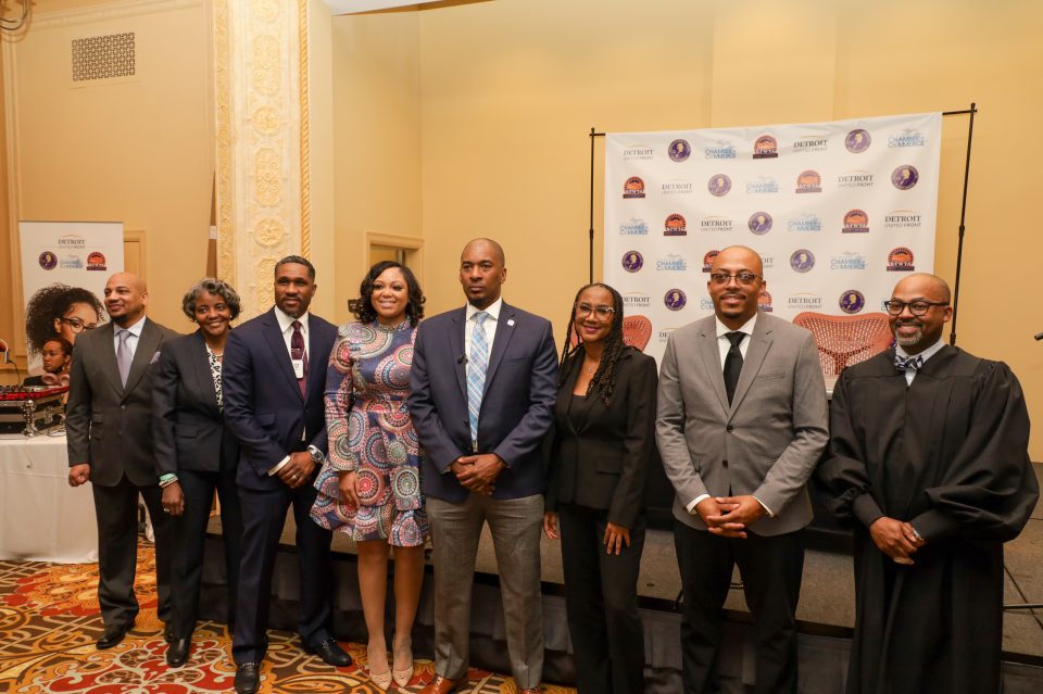 Drs. Boyce Watkins and Ken Harris energize Black entrepreneurs during the annual State of Black Business Summit in Detroit