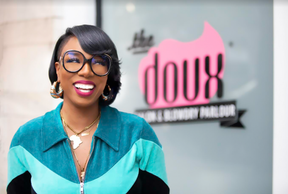 Maya Smith, creator of The Doux hair care line, develops products from research