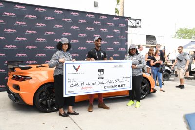 2023 Corvette Z06 raised $1M for the Thurgood Marshall College Fund at world famous Barrett-Jackson car auction in West Palm Beach, FL