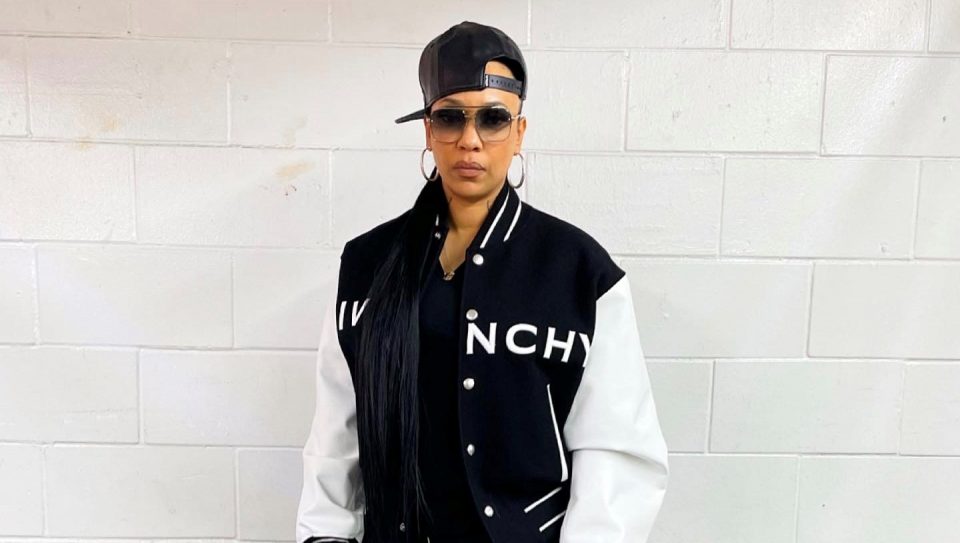 Rapper Juelz Santana Wears A Saint Laurent Women's Varsity Jacket