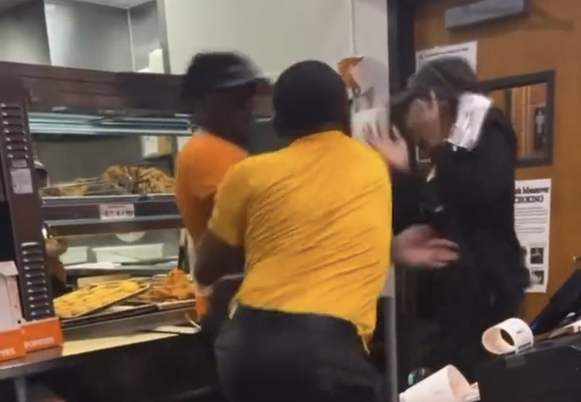 Popeyes manager goes wild, slaps underaged employee (video)