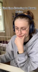 TikToker Natalya shows us brown noise on TikTok. (@natalyabubb/Zenger)