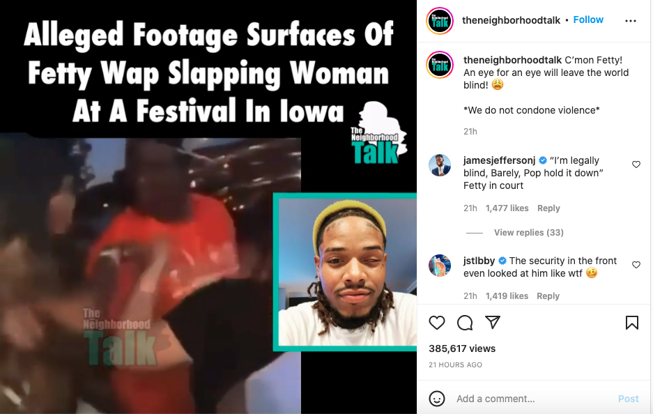 Fetty Wap caught slapping a woman on camera (video)