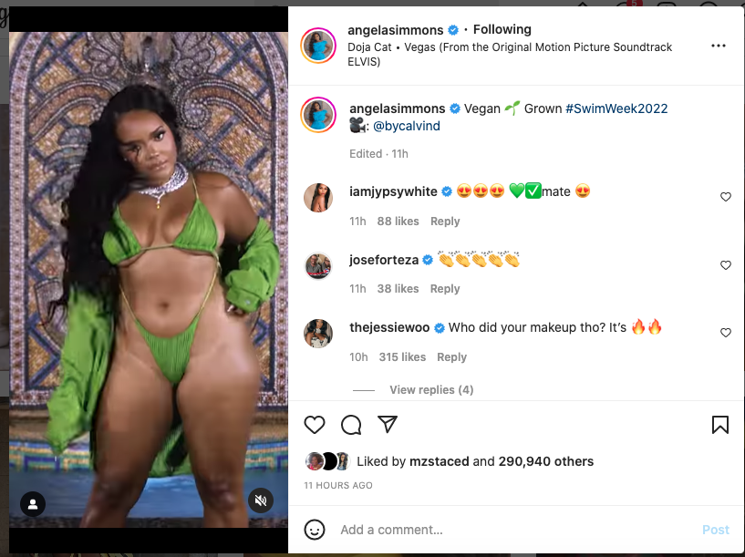 Angela Simmons sets Twitter on fire with risqué photos