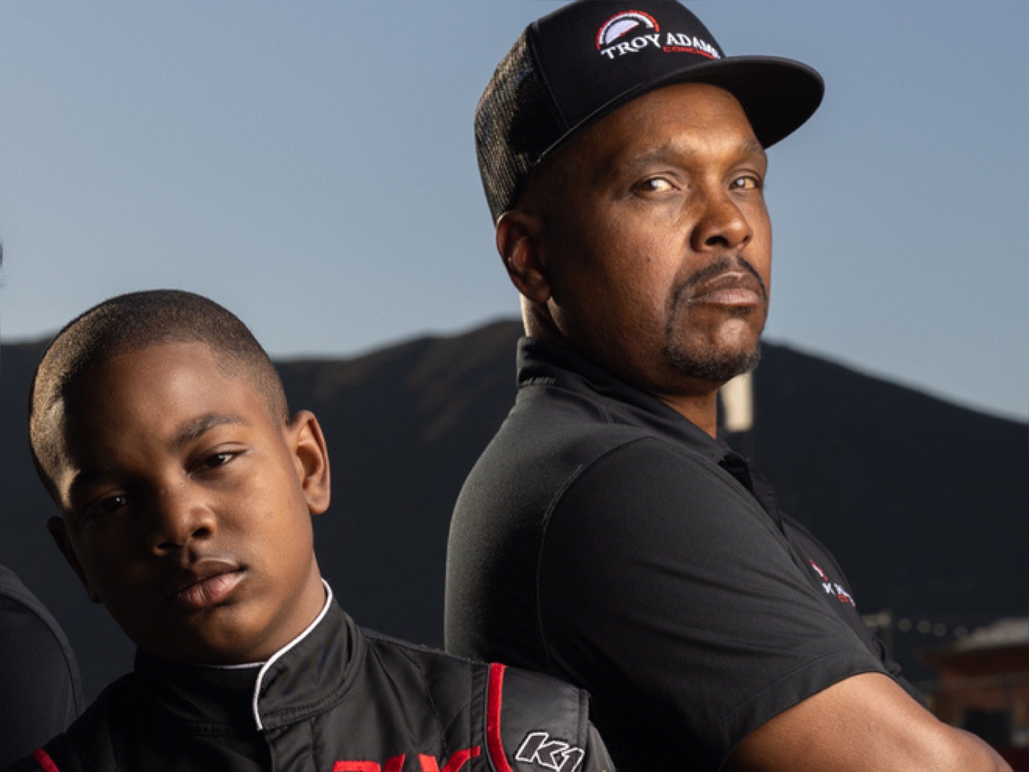 Father and son duo take competitive go-karting to another level
