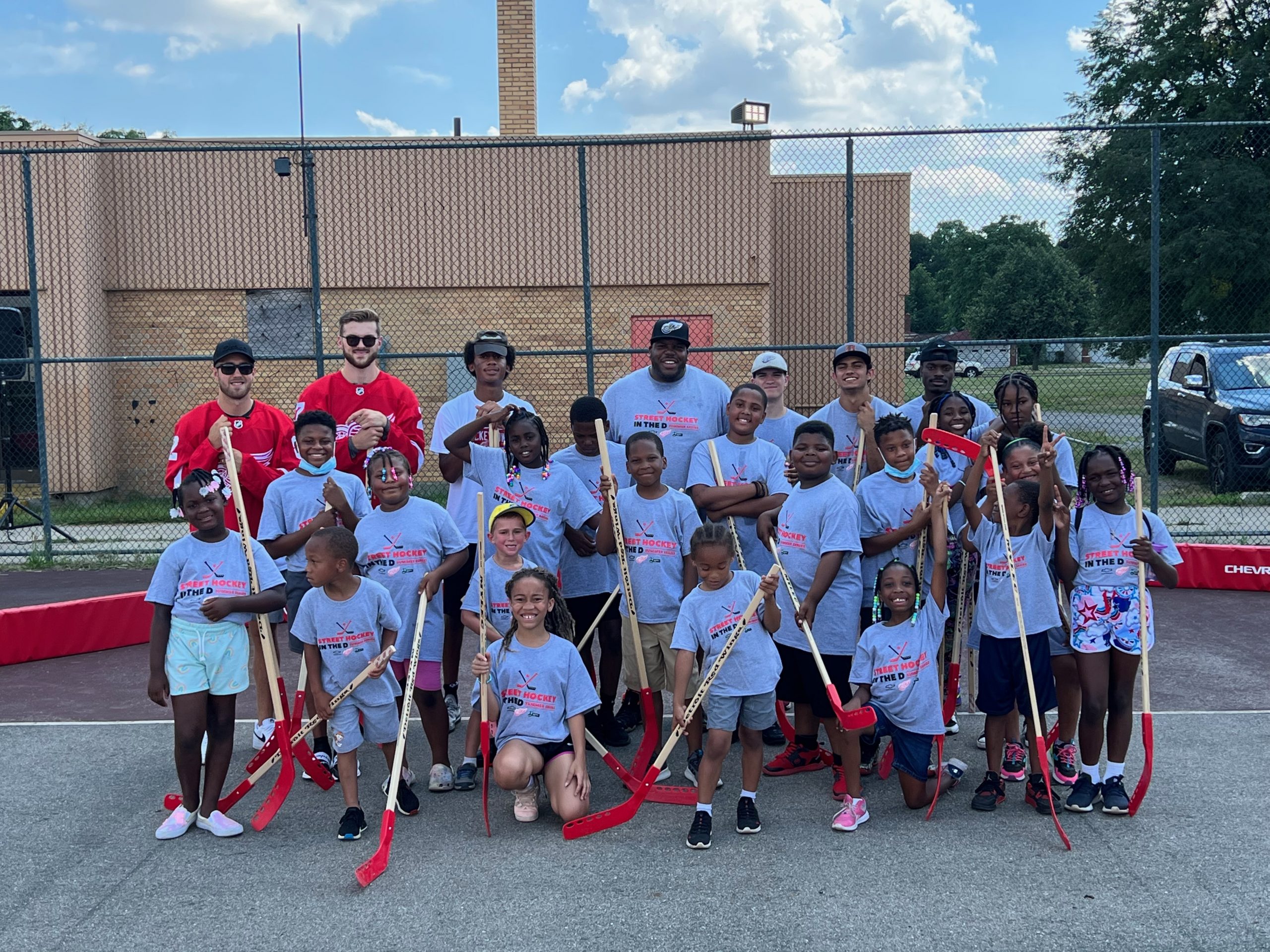 Detroit Red Wings bring hockey to inner-city youth with free summer series