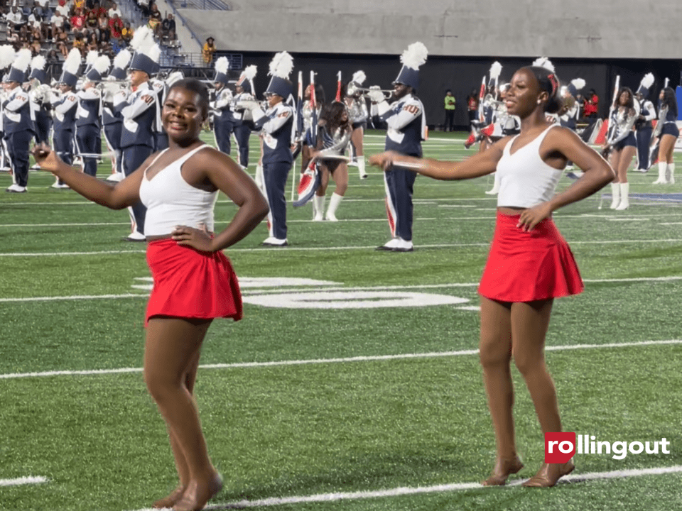 Howard twirlers return to marching band for 1st time in 15 years