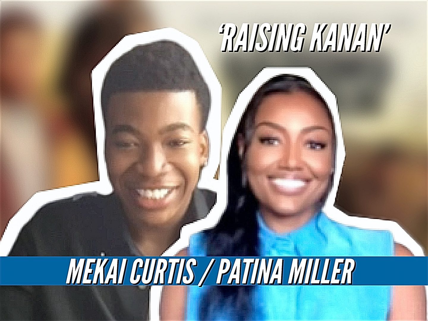 Mekai Curtis and Patina Miller locked and loaded for 'Raising Kanan'