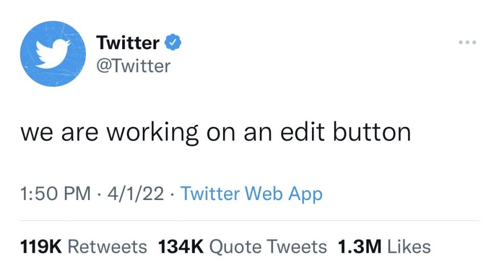 Twitter testing an edit button for premium users only