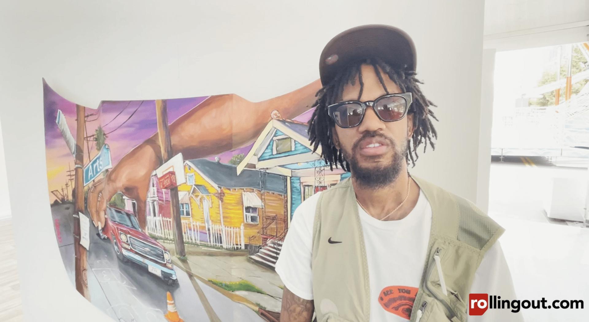 New Orleans artist Jerk Beasley shows love to his city in painting