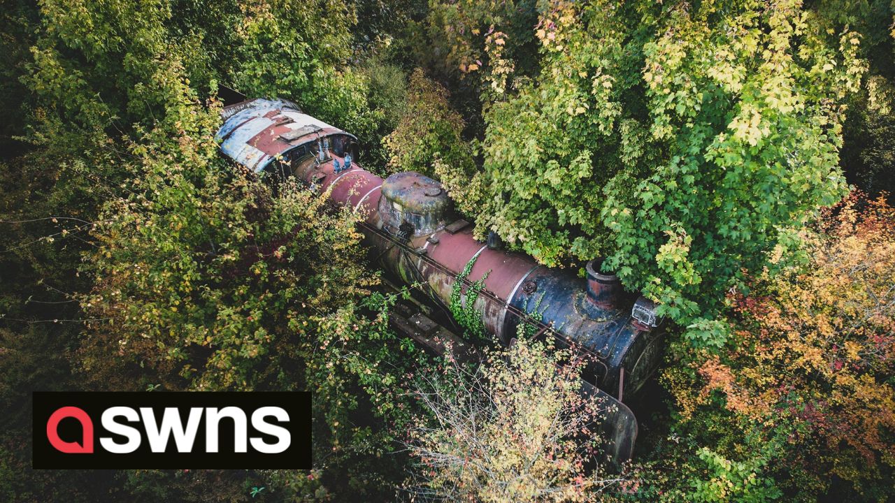 Ghostly abandoned ‘Harry Potter’ train found deep In Suffolk countryside