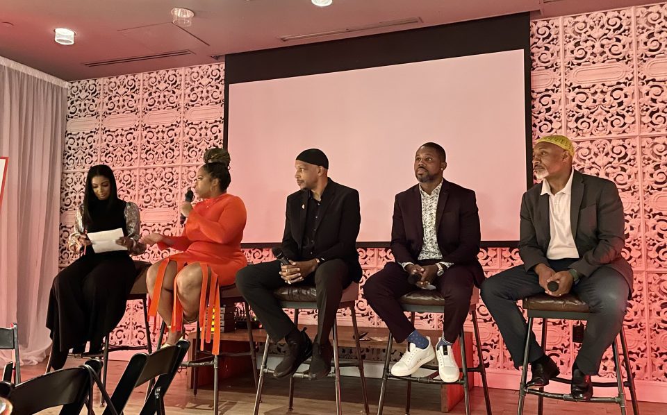 Arian Simone moderates Toyota's Nudge Into Greatness dinner