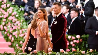 Gisele Bündchen and Tom Brady arrive to The 2019 Met Gala Notes on Fashion at Metropolitan Museum of Art on in May 6, 2019 in New York City in this file photo. The couple annouced their divoce this week. JAMES DEVANEY/GETTY IMAGES.