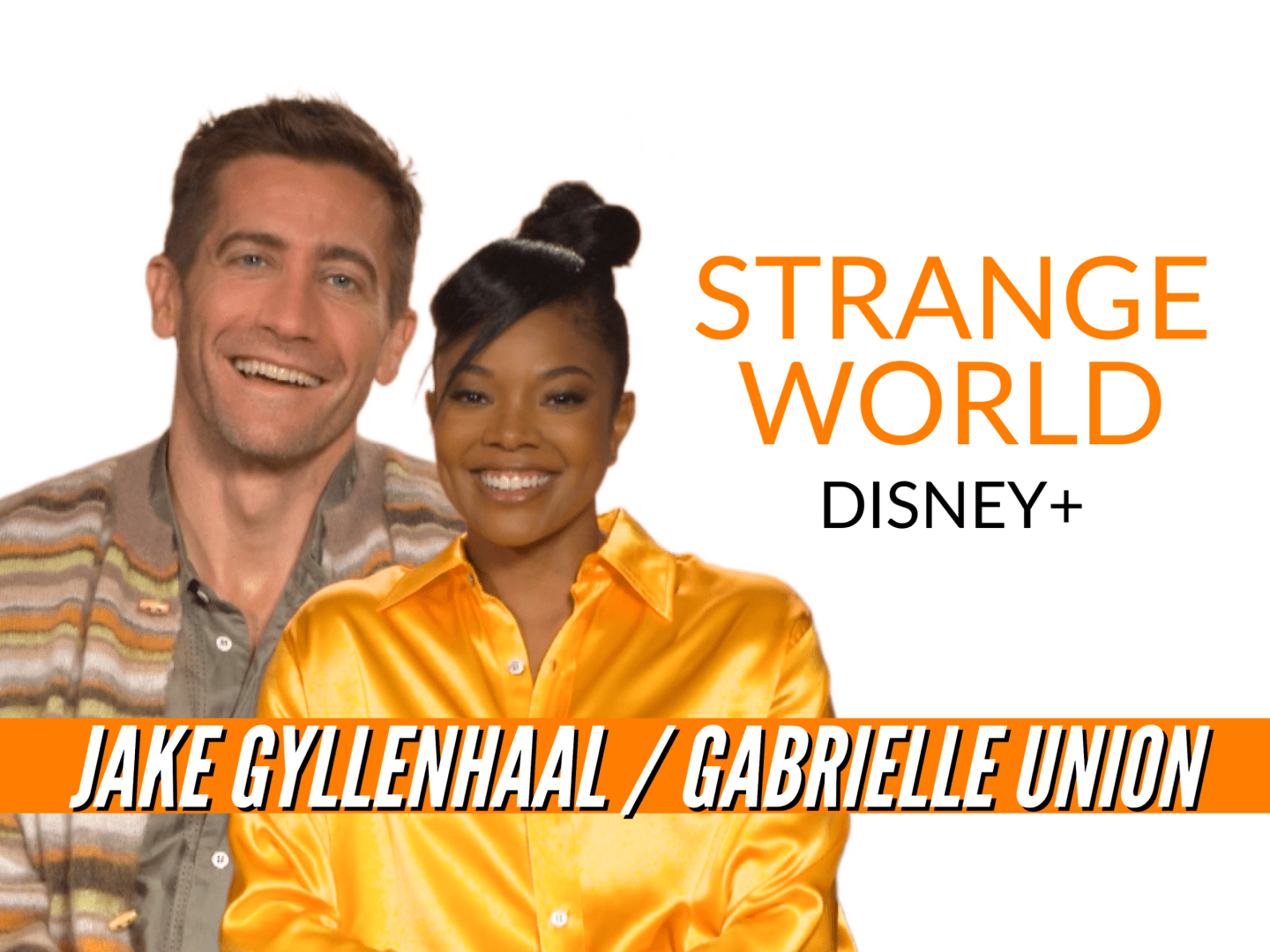 Jake Gyllenhaal and Gabrielle Union star in Disney's 'Strange World'