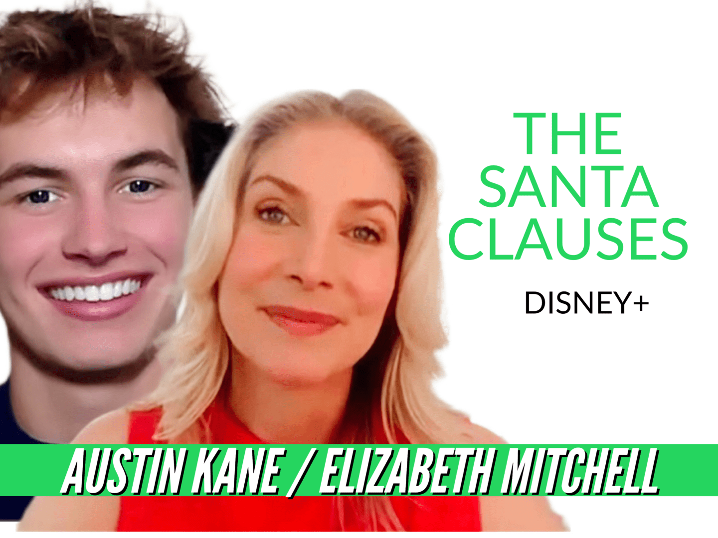 Elizabeth Mitchell and Austin Kane star in 'The Santa Clauses'