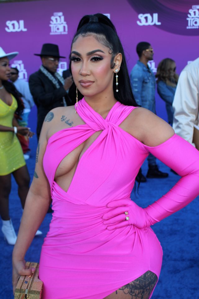 Stunning blue carpet looks from the 2022 Soul Train Awards in Las Vegas