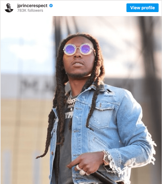 J. Prince offers condolences to Migos while being ripped on Twitter