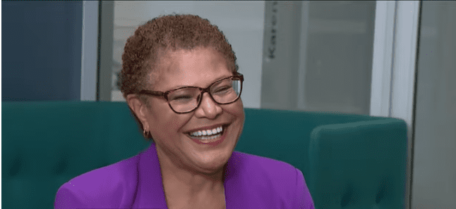 Karen Bass becomes 1st woman mayor of Los Angeles (video)