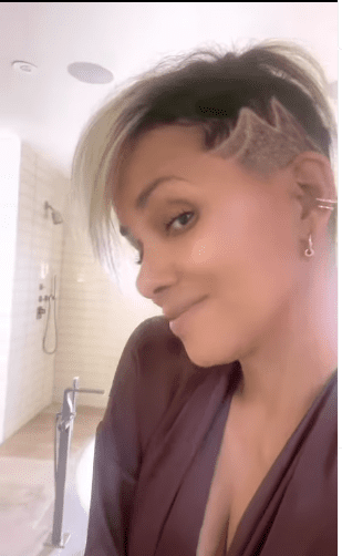 Halle Berry debuts razor haircut (photo)