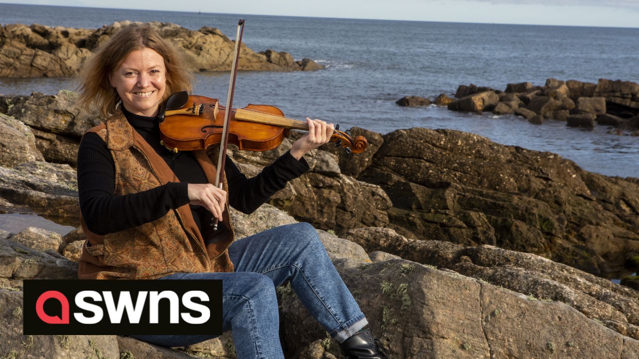 Descendant of Ernest Shackleton composes music on a violin made from the explorer’s floorboards