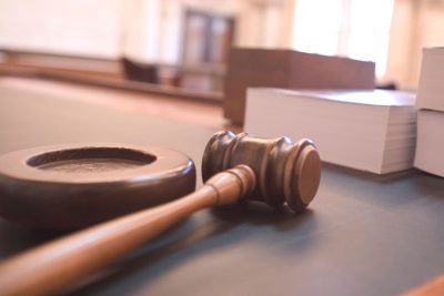 Judge's gavel on the desk in a courtroom. The petition—which asks SCOTUS to hear the case— challenges the Kansas Supreme Court’s May 2022 decision upholding that state’s congressional redistricting plan. DAVID BEAUDOIN/BALLOTPEDIA