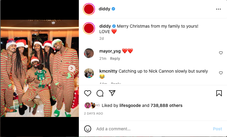 Diddy finally shows face of newborn (photo)