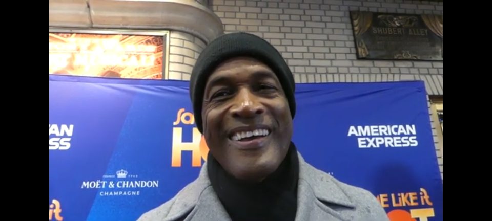 Kenny Leon on the red carpet for opening night of 'Some Like It Hot.' (Photo by Derrel Jazz Johnson for rolling out)