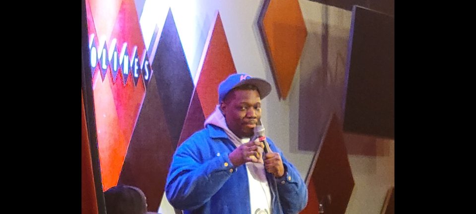 Comedian Michael Che performs at Caroline's Comedy Club. (Photo by Derrel Jazz Johnson for rolling out)