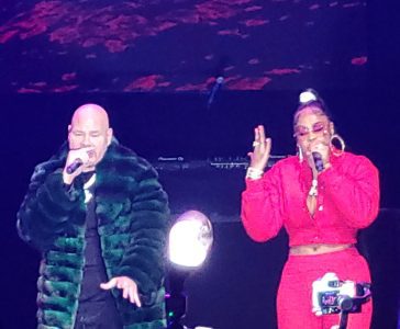 Fat Joe and Remy Ma at the Apollo Theater in Harlem. (Photo by Derrel Jazz Johnson for rolling out.)