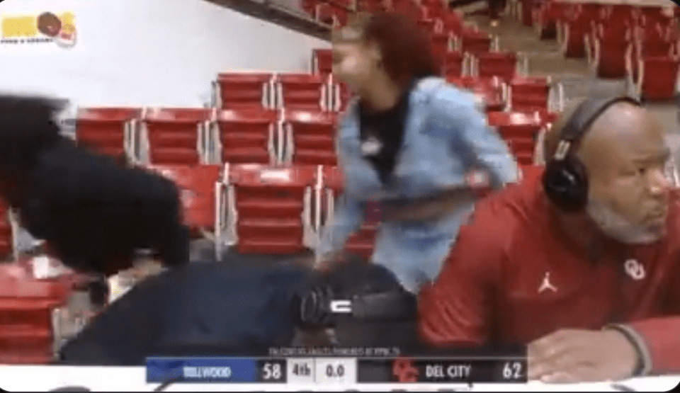 Oklahoma basketball game interrupted by gunfire (video)