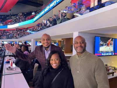 Comerica Bank hosted the National Black Supplier Reception at the Detroit Pistons game