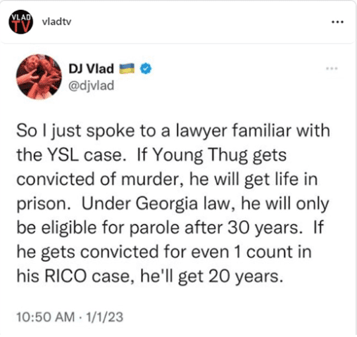 Young Thug reportedly facing life in prison