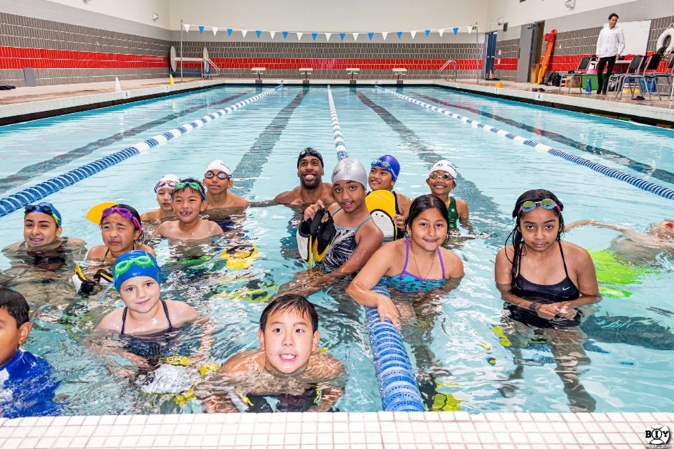 Black Paralympian Jamal Hill is teaching thousands of people how to swim