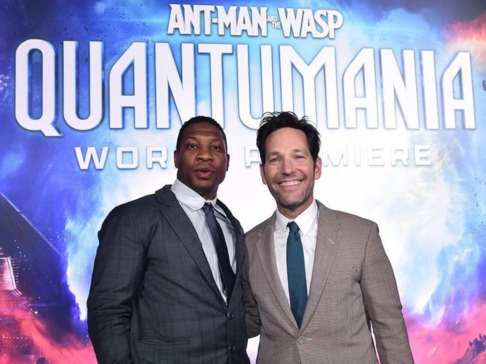 Jonathan Majors and Paul Rudd star in 'Ant-Man and the Wasp: Quantumania]